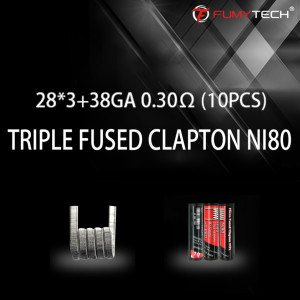 "Triple Fused Clapton" Coil - Fumytech